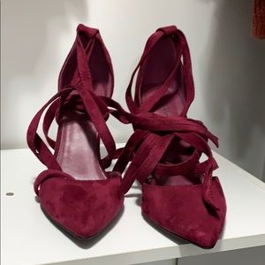 Wrap around heels